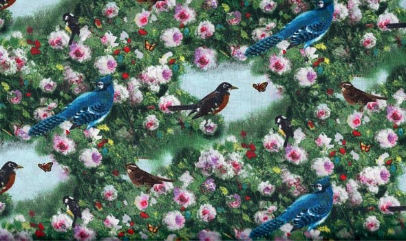 Songs of the Season Spring Birds Green 22229 BLU1