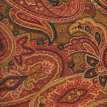 Spice Market Flannel paisley 8634 4 Orange