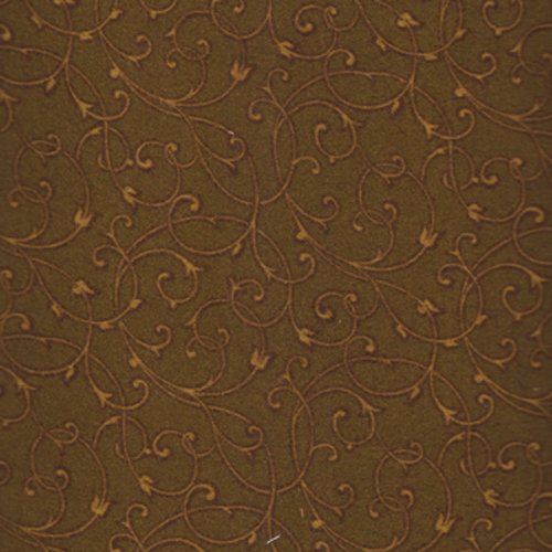 Spice Market Flannel Scrolls 8637 6 Moss