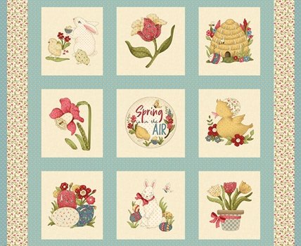 Spring is in the Air 2790P-77 Panel Cream
