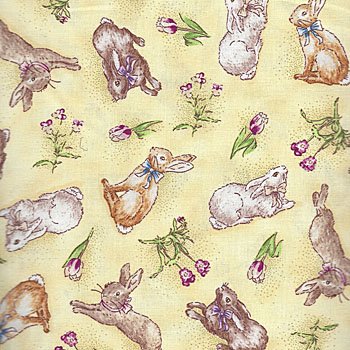 Spring Medley Bunny 1649-45668-S Yellow
