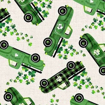 St Patricks Good Luck Trucks GAIL C1029 CREAM