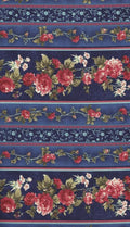 Stella Roses Border Stripe 33766 2 navy