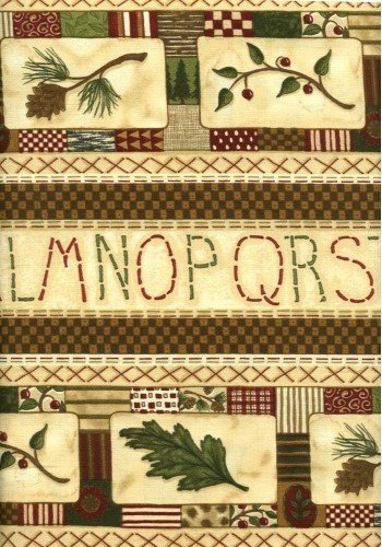Stitching in  Woods Border Stripe 76252 237