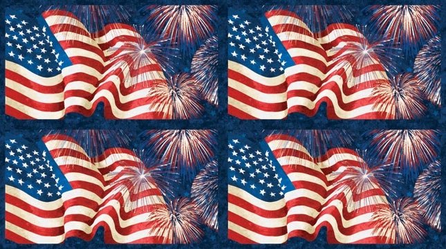 Stonehenge Celebration Placemat Flag Panels 20642