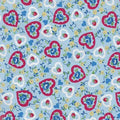 Strawberry Picnic 31967-1 Light Blue