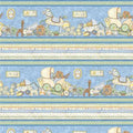 Sugar Biscuit Border Stripe Blue 26279 471