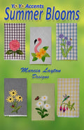 Summer Blooms MLD-SB1 Tea Towel Applique Patter