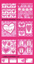 Surrounded by Love Panel 19650 11 RED