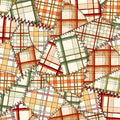 Sweater Weather Crazy Quilt MAS10034 O Orange