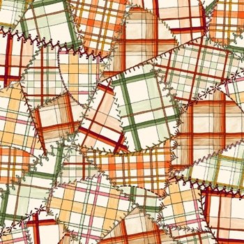 Sweater Weather Crazy Quilt MAS10034 O Orange