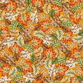 Sweater Weather Leaves MAS10032 O Orange