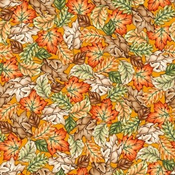 Sweater Weather Leaves MAS10032 O Orange