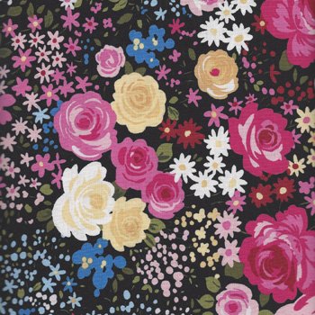 Sweet Garden Master Floral 112-20801 Black
