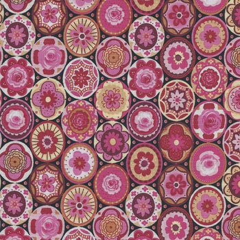 Sweet Garden Medallions 112-20821 Red