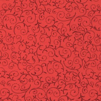 Sweet Melody Tonal Swirls Red 10832
