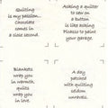 Talking Quilts Mini Quilter  3 1/2 " Quotes