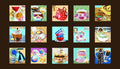 Tea for Two 60653  15 motifs ~6" squares