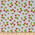 Tea for Two Strawberry 1610 Lt Blue