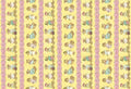 Teddy Bear for All Seasons Border Stripe Flannel Pink  F2414  50