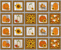Thankful and Blessed Panel (10 Blocks/2 Rows) a4660 39 Gray