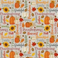 Thankful and Blessed Pumpkins and Words a4664 39 Gray