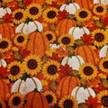 Thankful and Blessed Sunflowers and Pumpkins a4661 48 Blk