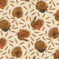 Thanksgiving Give Thanks II Turkeys 9604 41 Cream