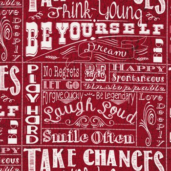 The Chalk Line Sayings 2129 Red<