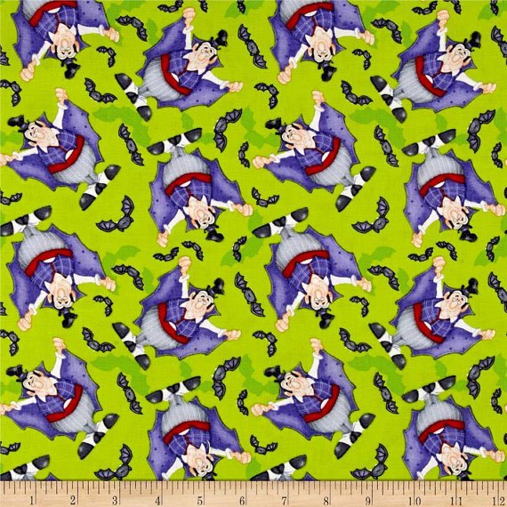 The Count Tossed 6553-66  Green vampire