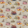 The Secret Life of Squirrels III Digital Toile Y4528-62 Taupe
