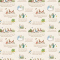 The Tale of Peter Rabbit Text Cream C14701R-CREAM