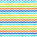 Topsy Turvy Colorful Waves 20840 10 White