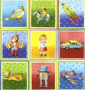 Toybox 26000-1 Panel 18 of 7 x 7" blocks