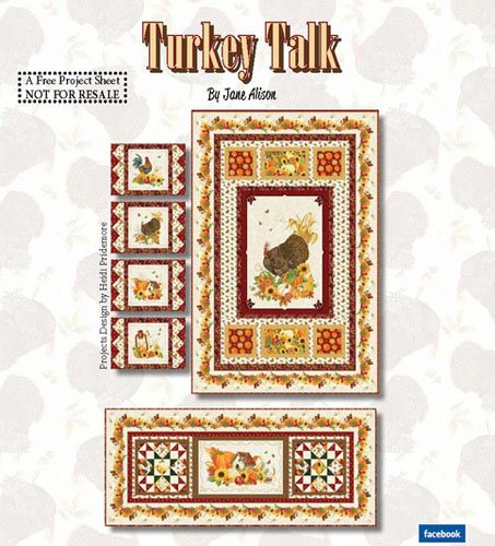 Turkey Talk Table Set Free Project