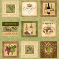 Vintage Labels Panel 84323
