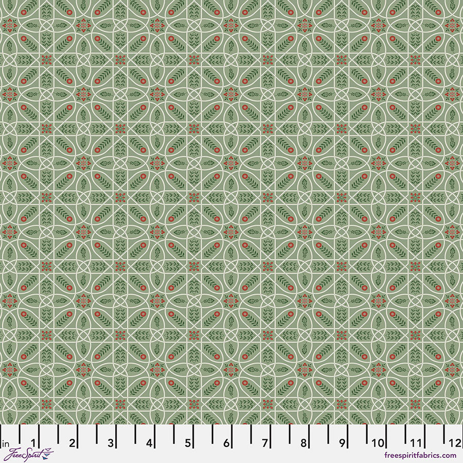 William Morris The Cotswold Holiday CollectionMini Brophy Trellis - Sage PWWM094.SAGE
