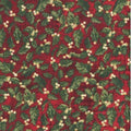 Winter Birds Holly on Red 35624 372