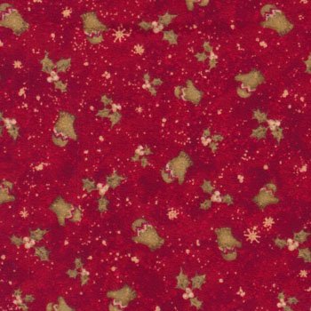 Winter Fun Flannel Mitten 1347F 11 Red