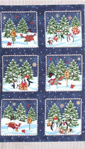 Winter Joy Snowmen Panel 2612 700