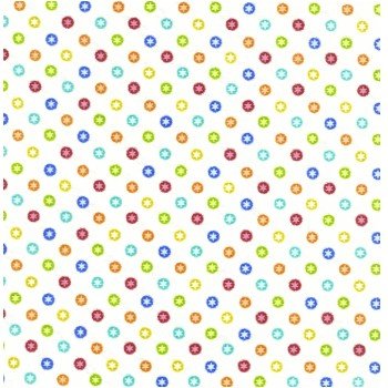 Winter Parade Snowflake Dot Ivory 02717 77