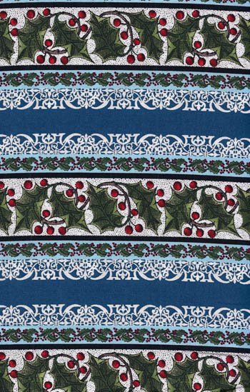 Winter Solstice Border Stripe Blue 4JYA 2M