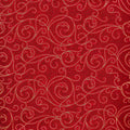 Winter Solstice Red Gold Swirls 8JYA 1M