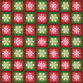 Winter Wishes Snow Check 03483 84 Red/Green