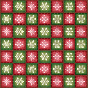 Winter Wishes Snow Check 03483 84 Red/Green