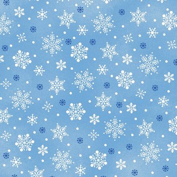 Winter Wishes Snowflakes 03486 50 Blue