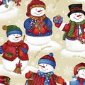 Winter Wishes Snowmen 03487 71 Beige