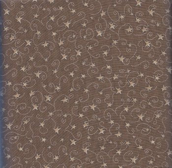 Winterberry Lane Swirl & Stars 21121 Mdtan1 Tan