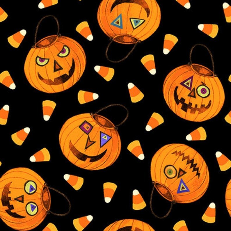 Witchful Thinking Pumpkins and Candy Corn 1537 99