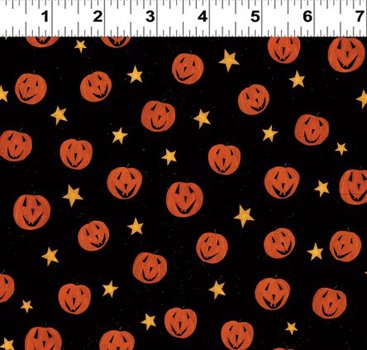 Witchful Thinking Pumpkins Y1457-3 Black